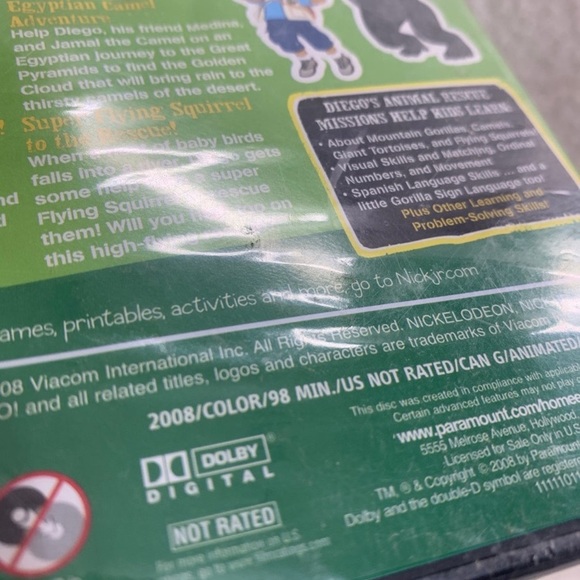 Nickelodeon Go Diego Go Great Gorilla DVD NEW 2008 english spanish - Picture 6 of 7